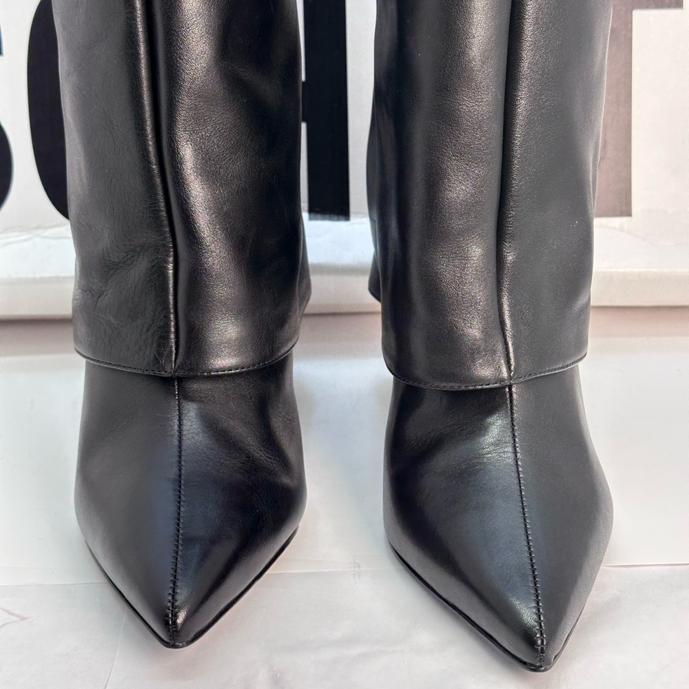 New Schutz Maryana High Boot in Black knee high leather heel stiletto boots - Picture 4 of 11